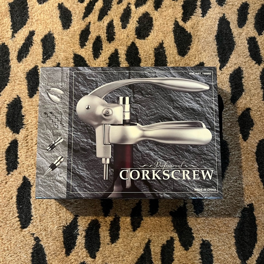 Professional corkscrew